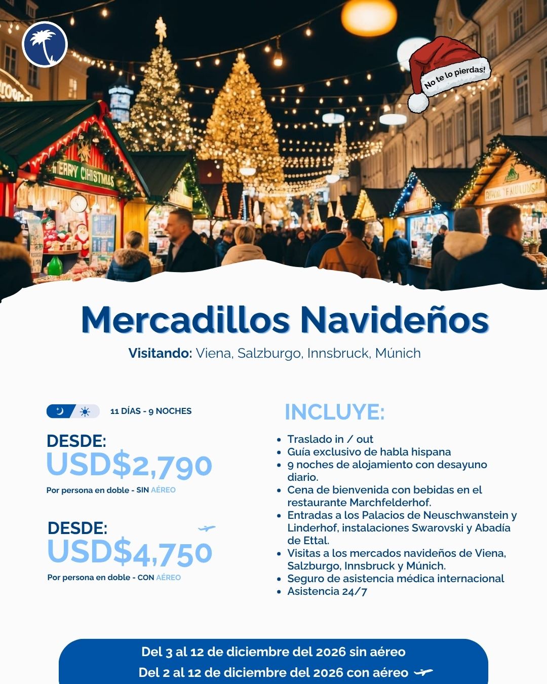 MERCADILLOS NAVIDEÑOS DICIEMBRE 2026