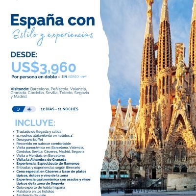 ESPAÑA CON ESTILO Y EXPERIENCIAS