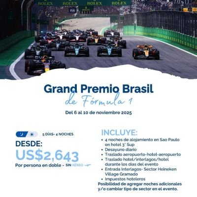GRAN PREMIO BRASIL DE FORMULA 1
