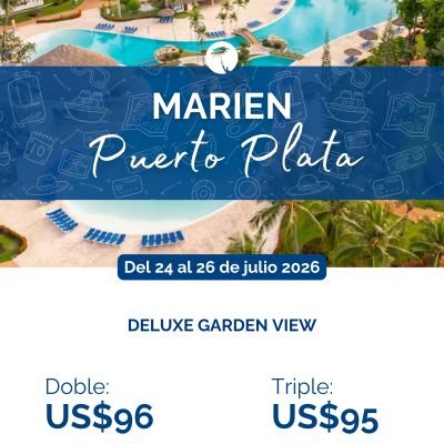 Hotel Marien Puerto Plata | Oferta 24 - 26 Julio 2026 | Suplitur