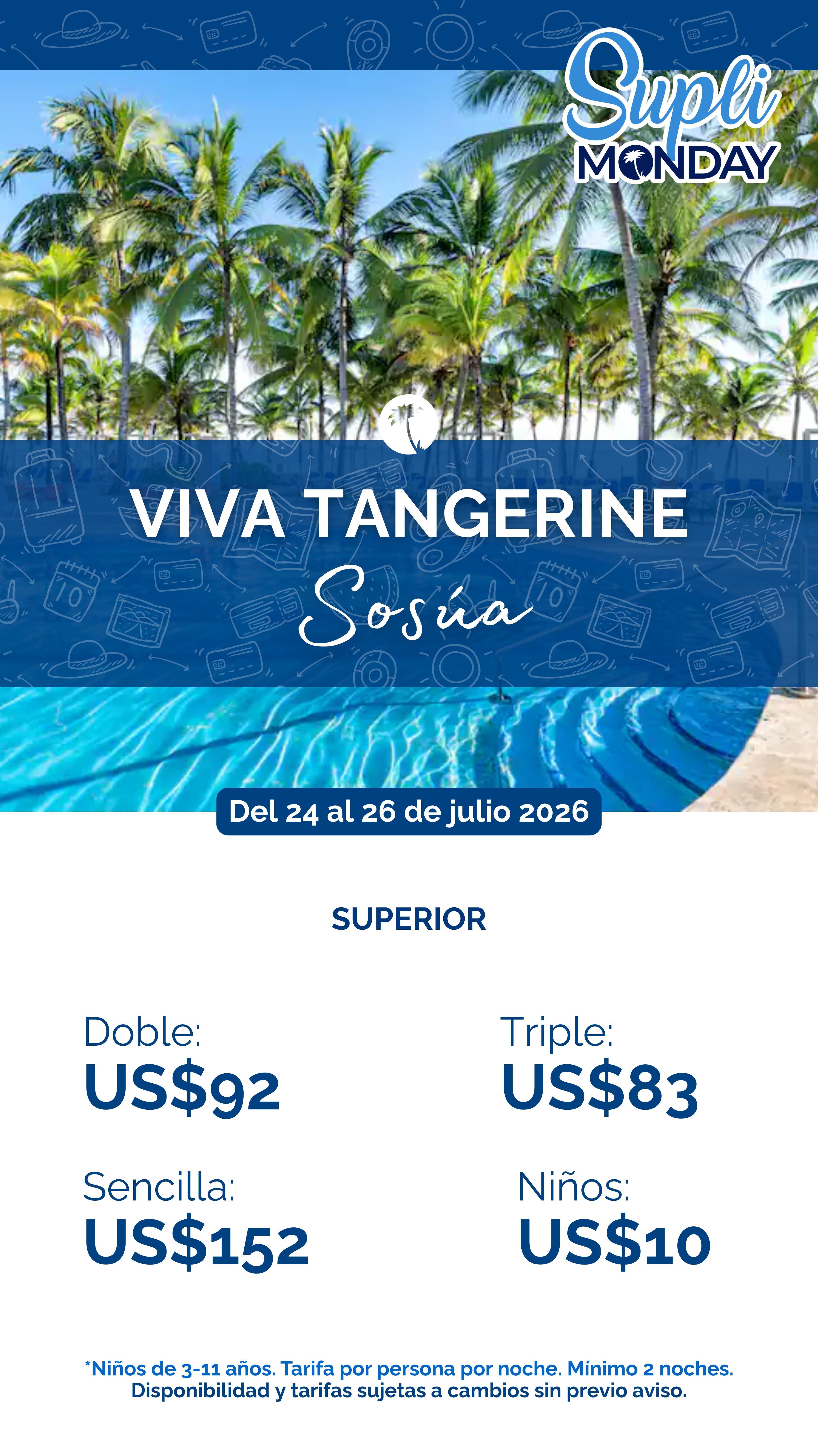 Viva Tangerine Sosúa del 24 al 26 de julio 2026 