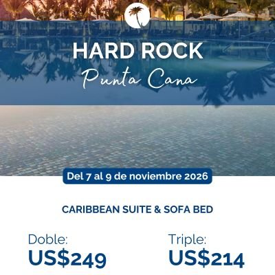 Hard Rock Hotel Punta Cana del 7 al 9 de noviembre 2026 