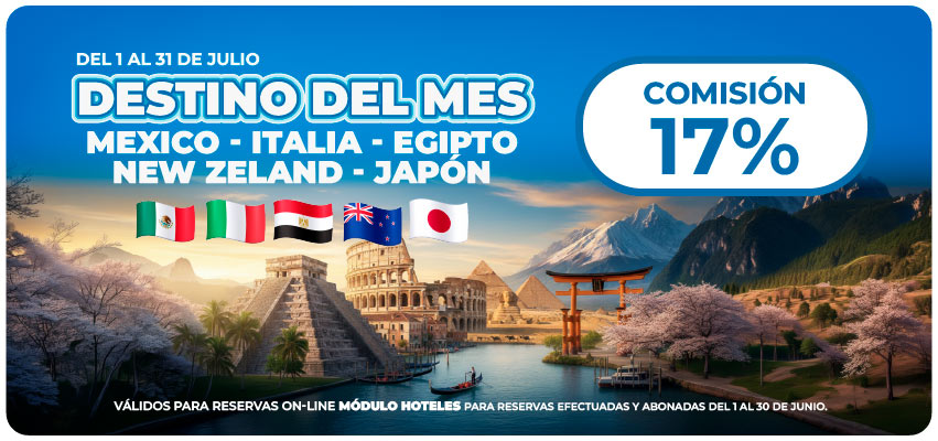 Destino del Mes Julio 2026