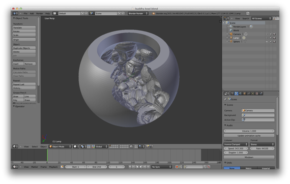 Model in Blender