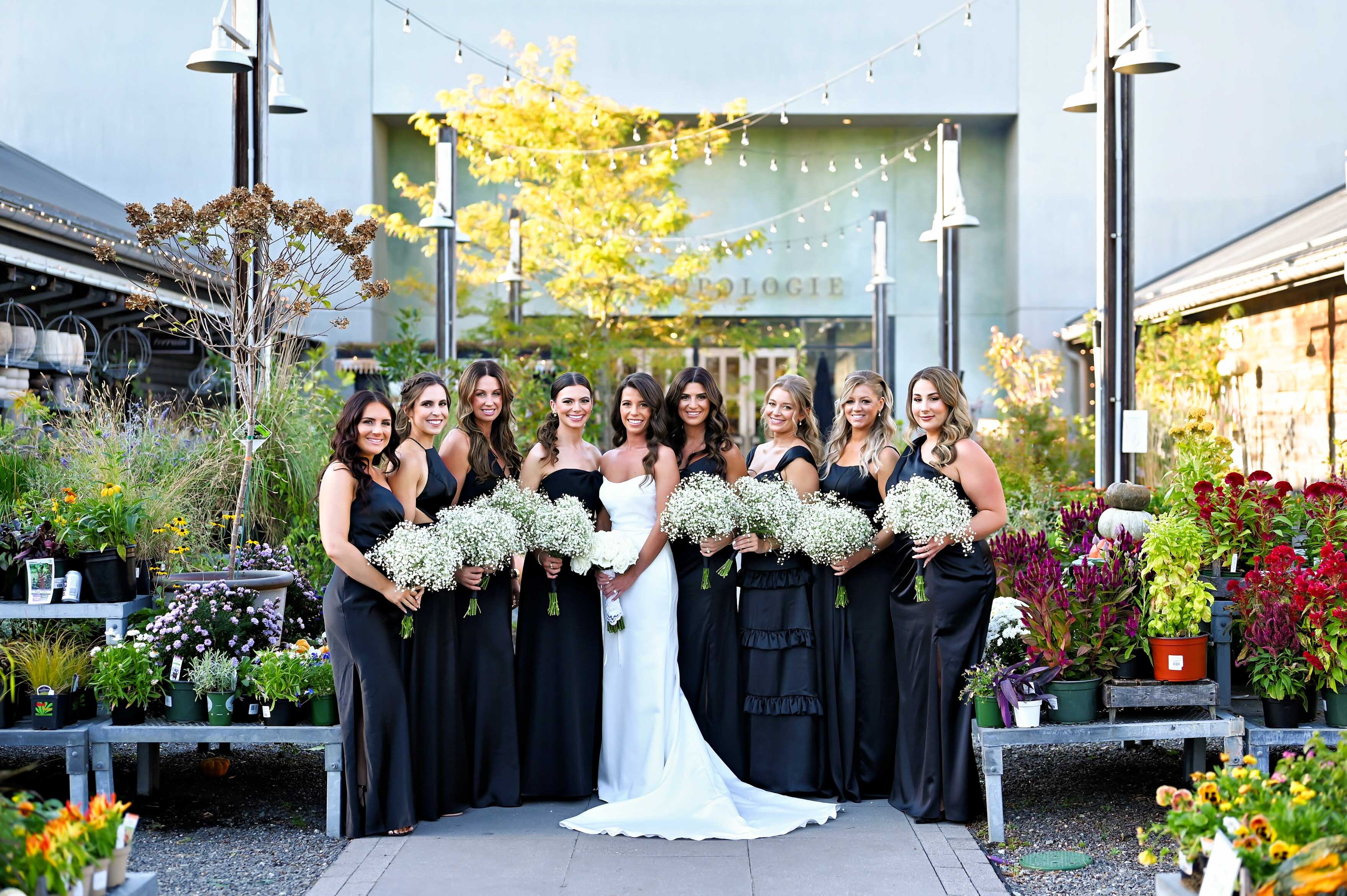 25 Stunning Reasons To Consider Going All Black For Your Bridesmaids Dress!