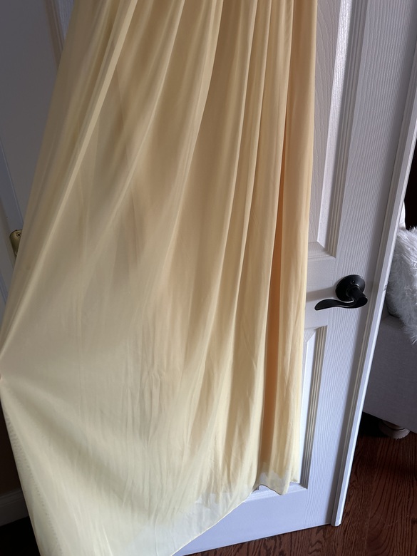 David's bridal - Long mesh with cowl  size 6 - $85 - (47% OFF)