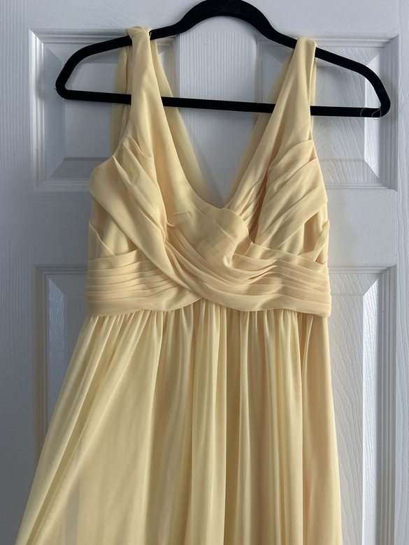 David's bridal - Long mesh with cowl  size 6 - $85 - (47% OFF)