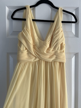 David's bridal - Long mesh with cowl  size 6 - $85 - (47% OFF)