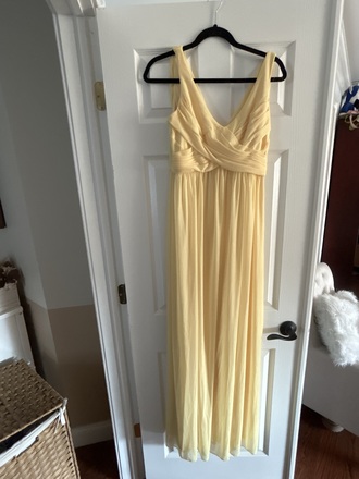 David's bridal - Long mesh with cowl  size 6 - $85 - (47% OFF)