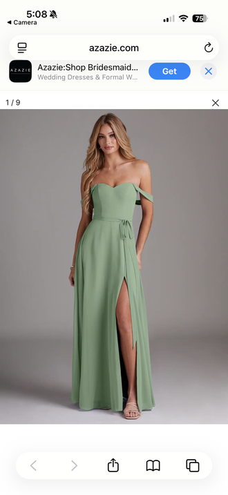 Azazie - Aaron - Matcha (2026) size 10 - $69 - (47% OFF)