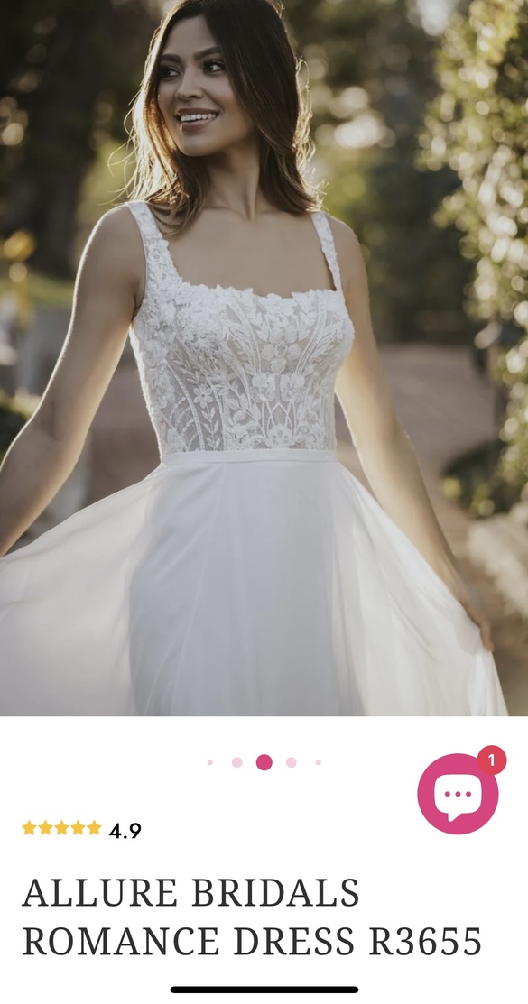 Allure bridal - Romance Dress R3655 size 14 - $800 - (47% OFF)