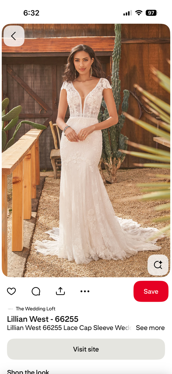 Lillian West - 66255 size 12 - $1200 - (29% OFF)