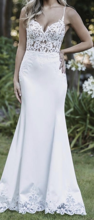 Allure bridals - 9910L size 8 - $1300 - (13% OFF)