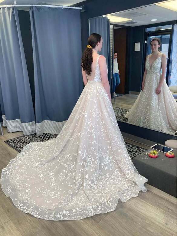 Constance  - Cherry Blossom One of a Kind size 6 - $850 - (39% OFF)