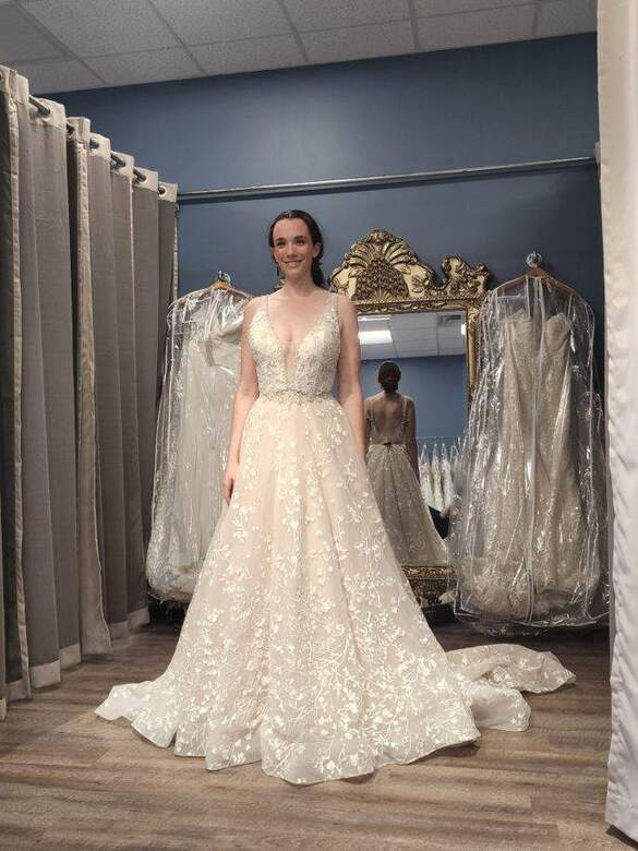 Constance  - Cherry Blossom One of a Kind size 6 - $650 - (54% OFF)