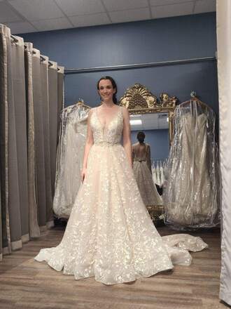 Constance  - Cherry Blossom One of a Kind size 6 - $650 - (54% OFF)