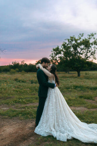 Constance  - Cherry Blossom One of a Kind size 6 - $650 - (54% OFF)