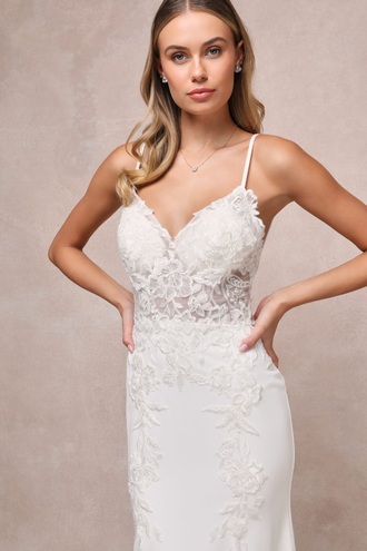 Lulus - Vision of Romance White Sheer Mesh Embroidered Sequin Maxi Dress size 2 - $480 - (20% OFF)
