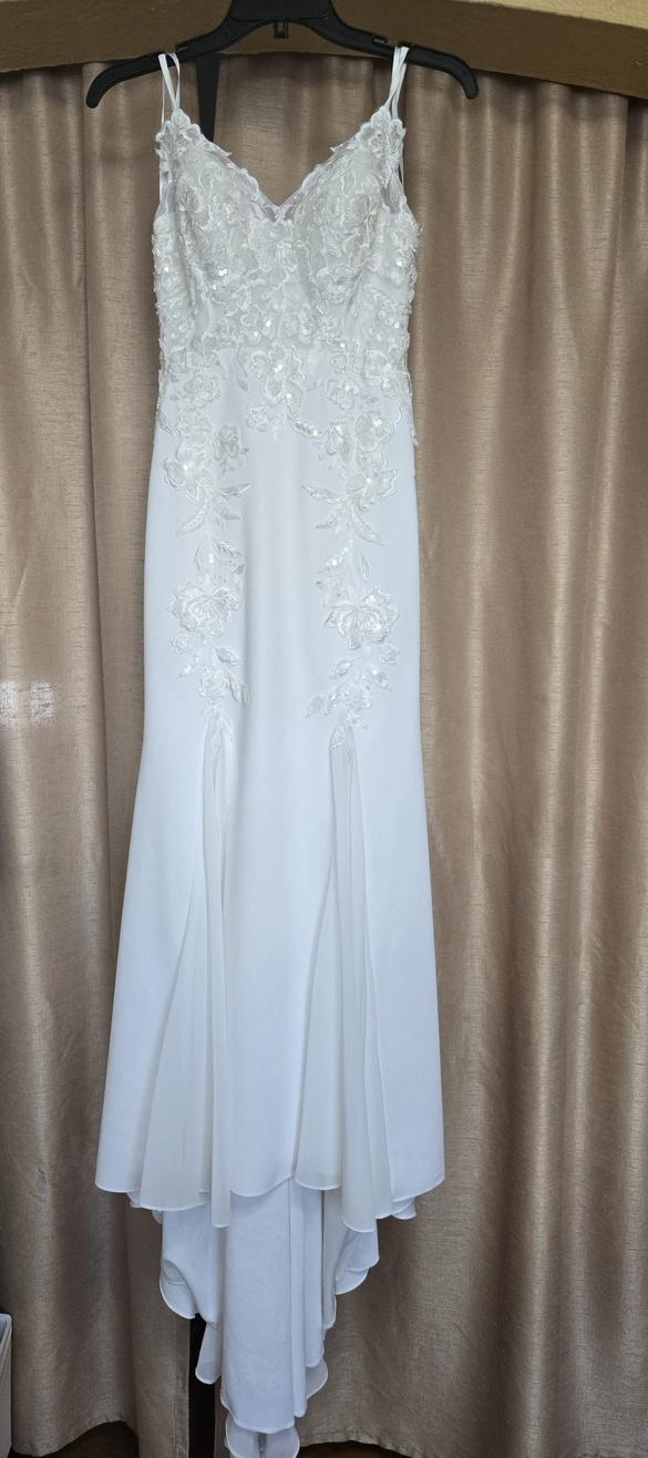 Lulus - Vision of Romance White Sheer Mesh Embroidered Sequin Maxi Dress size 2 - $480 - (20% OFF)