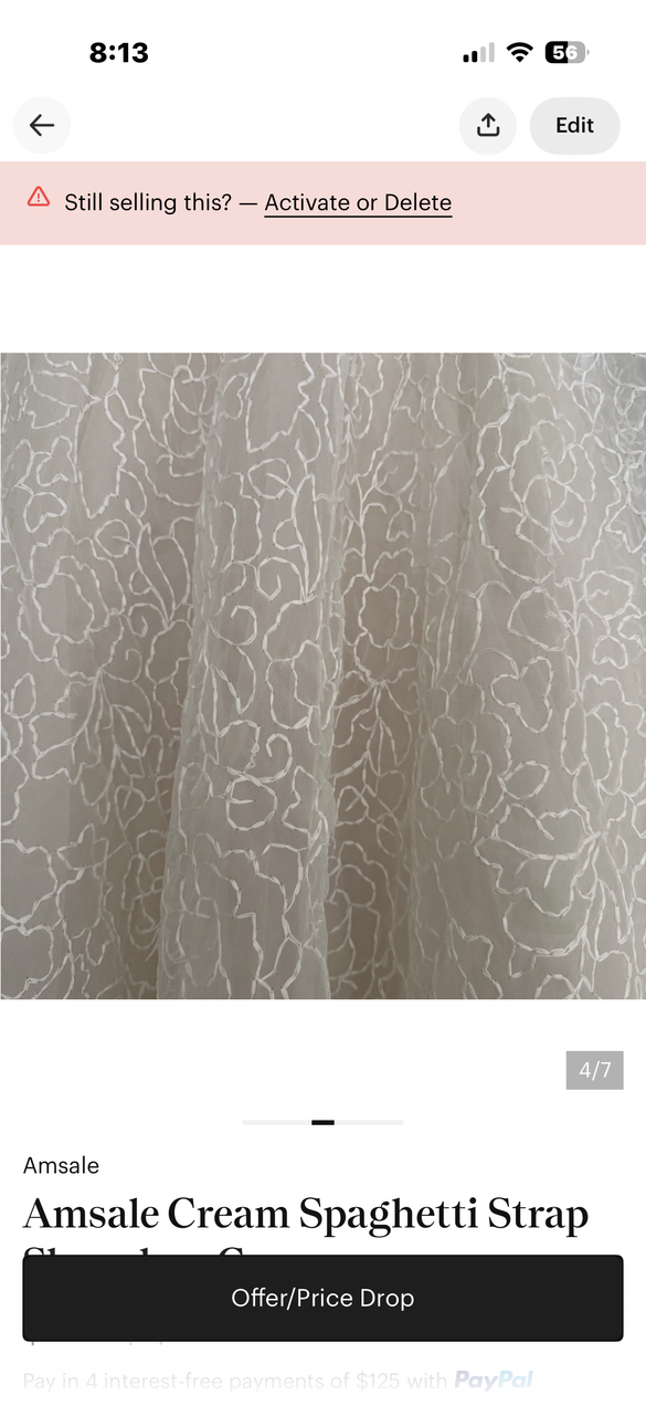 Amsale - Lakin  size 12 - $2000 - (62% OFF)