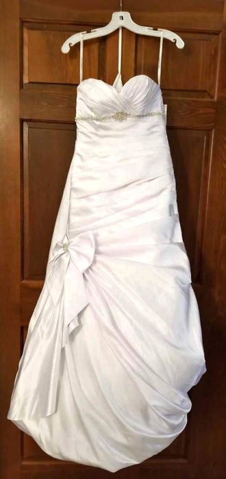 David's Bridal - Satin Mermaid size 4 - $450 - (44% OFF)