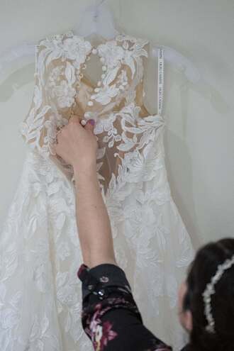 Oleg cassini - High Neck Aline with Tulle Skirt size 8 - $770 - (45% OFF)