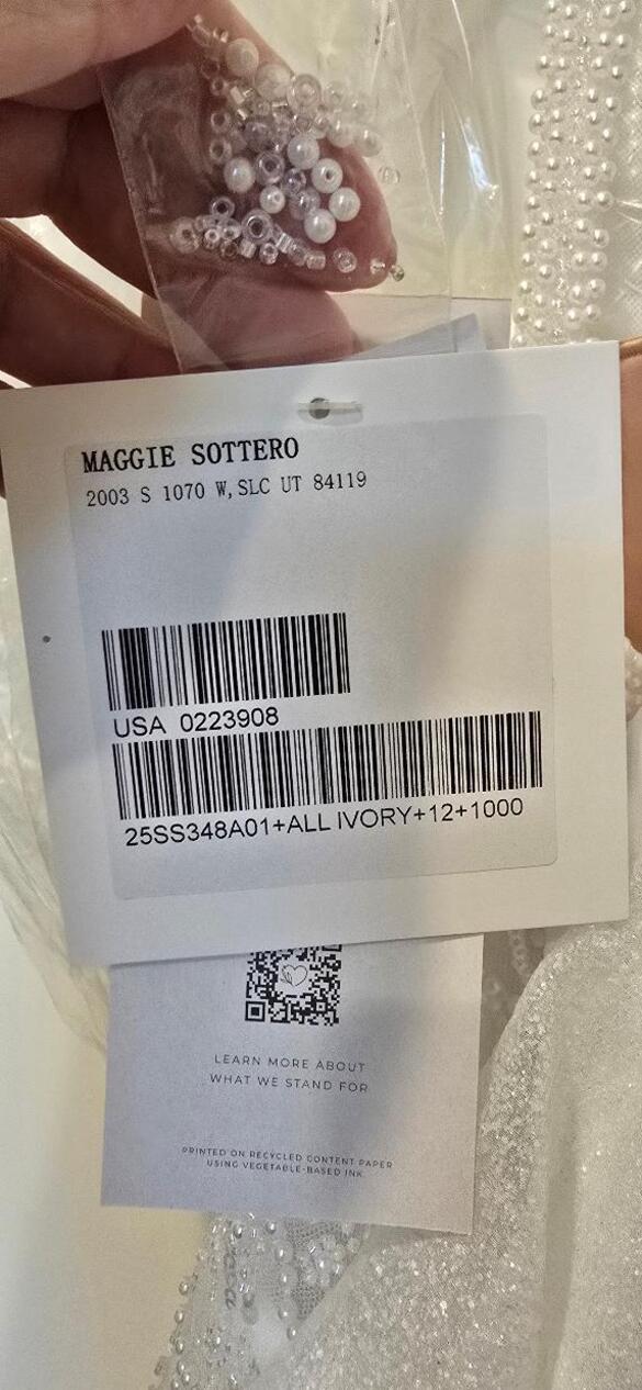 Maggie sottero - Constance size 12 - $3300 - (0% OFF)