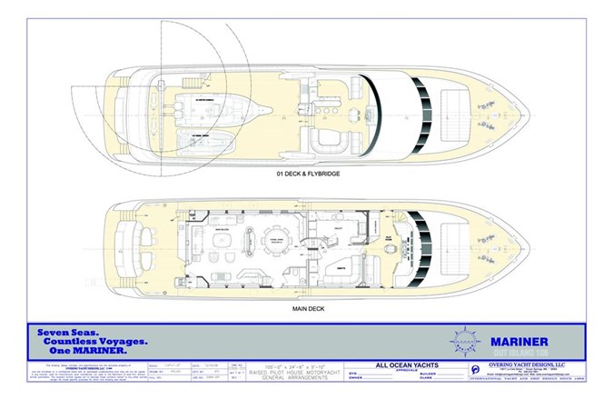Main deck and Fly bridge