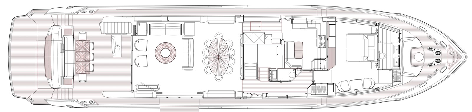 Princess 30M (Spirit of Elijah) Main Deck