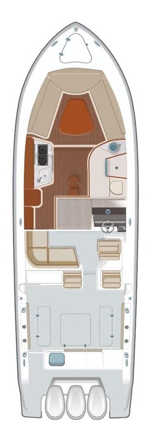 New Listing — 2020 Pursuit Boats 355 — Genel yerleşim planı 1