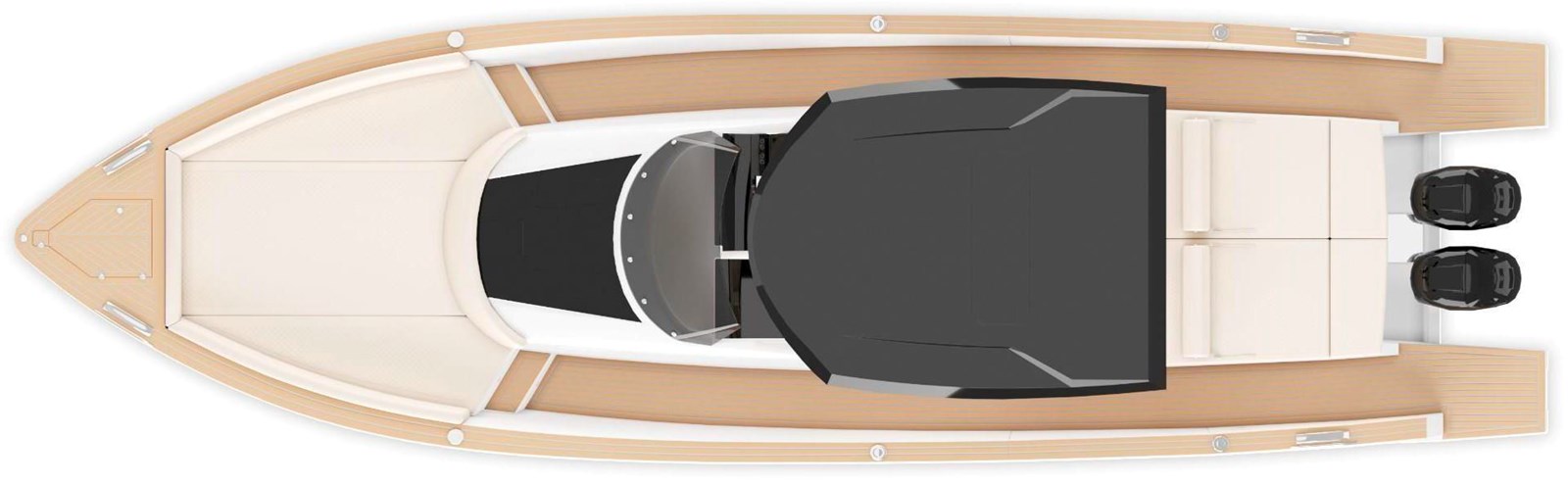 MINE — 2022 Tesoro Yachts T38 Outboard — Genel yerleşim planı 1