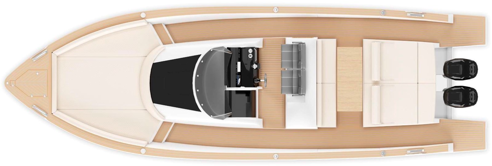 MINE — 2022 Tesoro Yachts T38 Outboard — Genel yerleşim planı 2