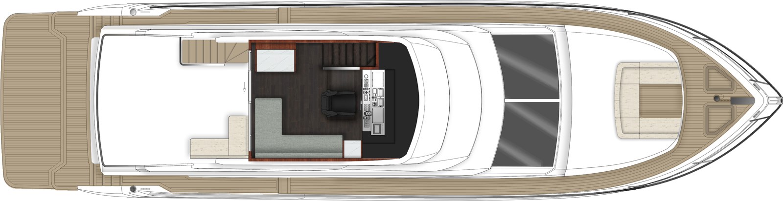 Johnson 70 layout Upper deck