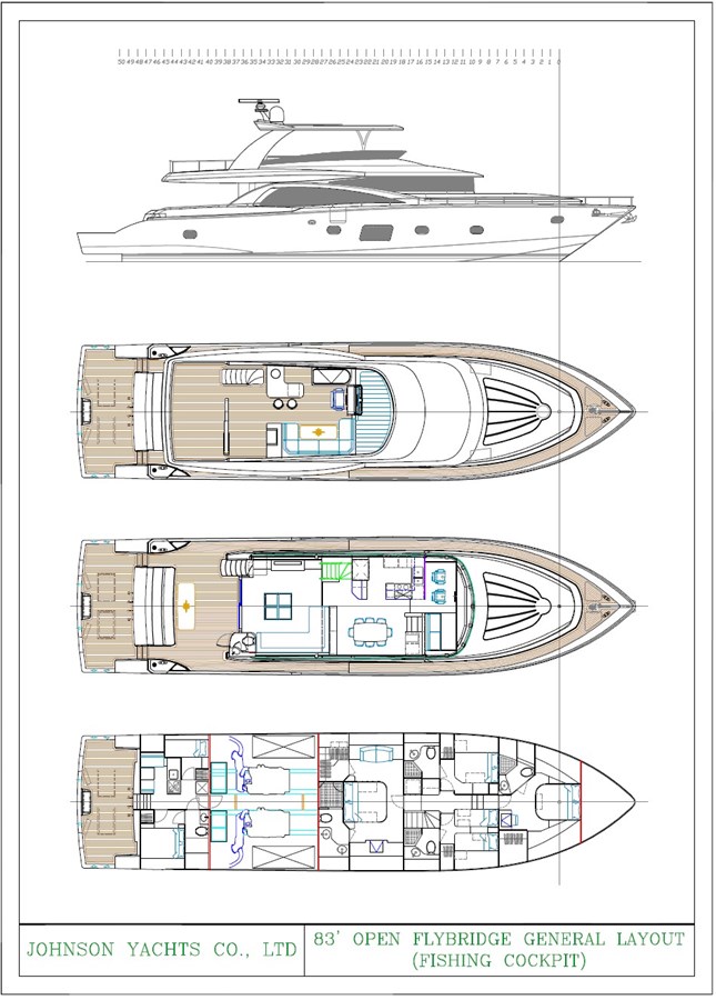 JOHNSON 83' FLYBRIDGE W/FISHING COCKPIT  - image 13