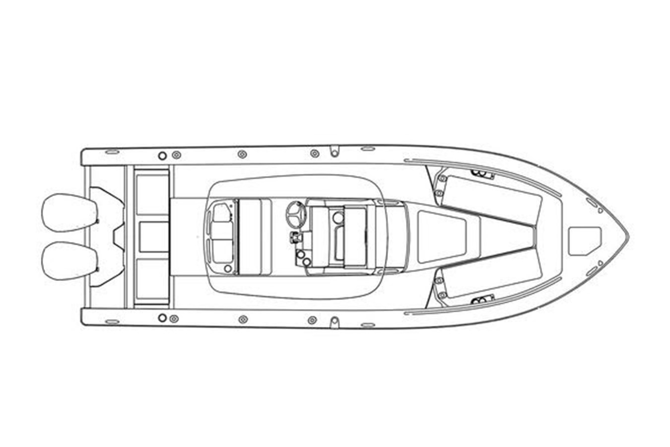 2020 Everglades 273 — 2020 Everglades 273 Center Console — Genel yerleşim planı 1