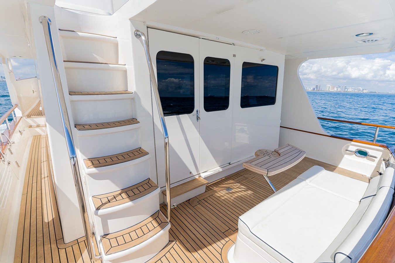 Aft deck facing Forward