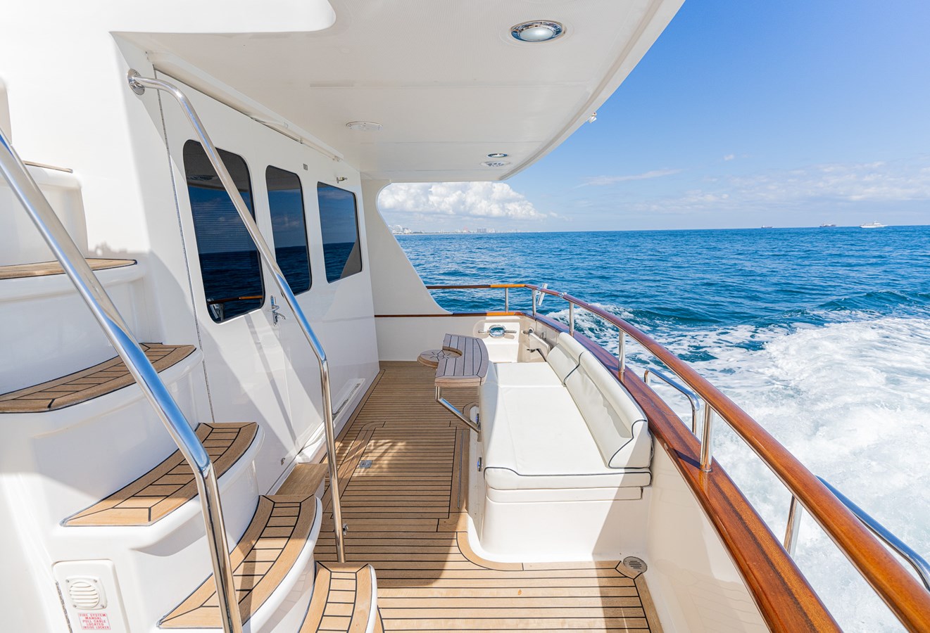 Aft deck facing Starboard