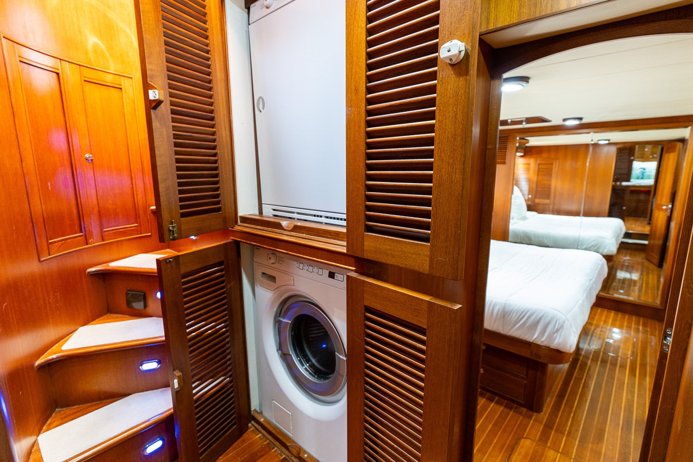 Washer Dryer in Companionway