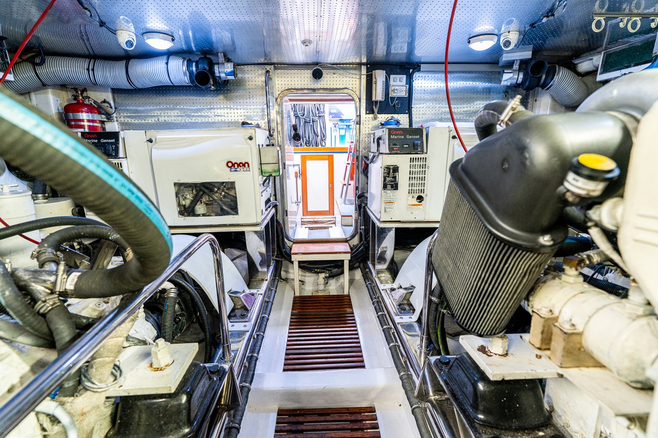 Engine Room facing Aft