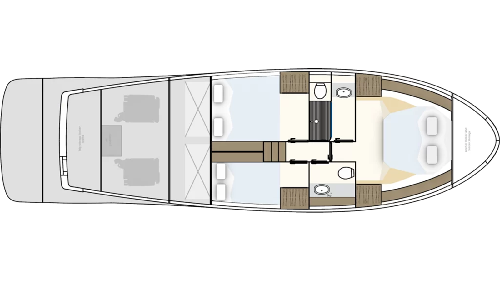Lower Deck 3 Cabin Layout