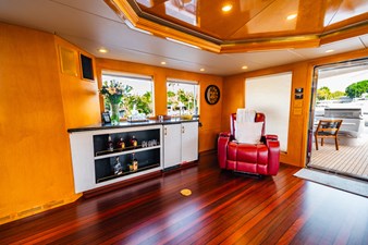 HATTERAS 1995 LONE STAR Vessel #447086 - Photo Skylounge Bar 45