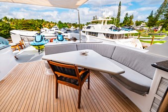 HATTERAS 1995 LONE STAR Vessel #447086 - Photo Bridge Deck Aft 79