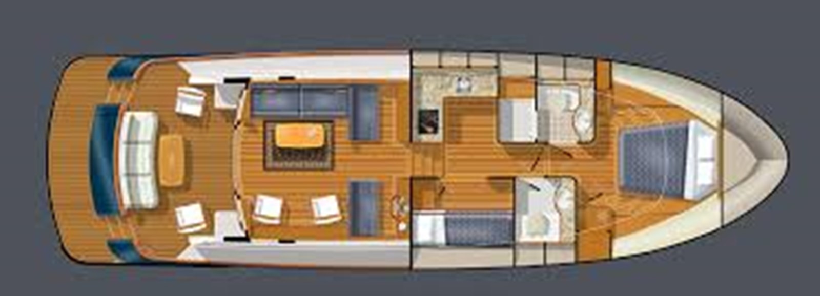 Hunt Yachts 44 Layout