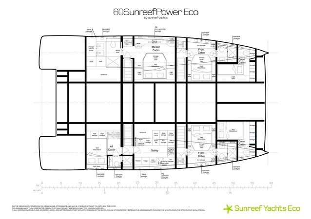 sunreef 60 power layout