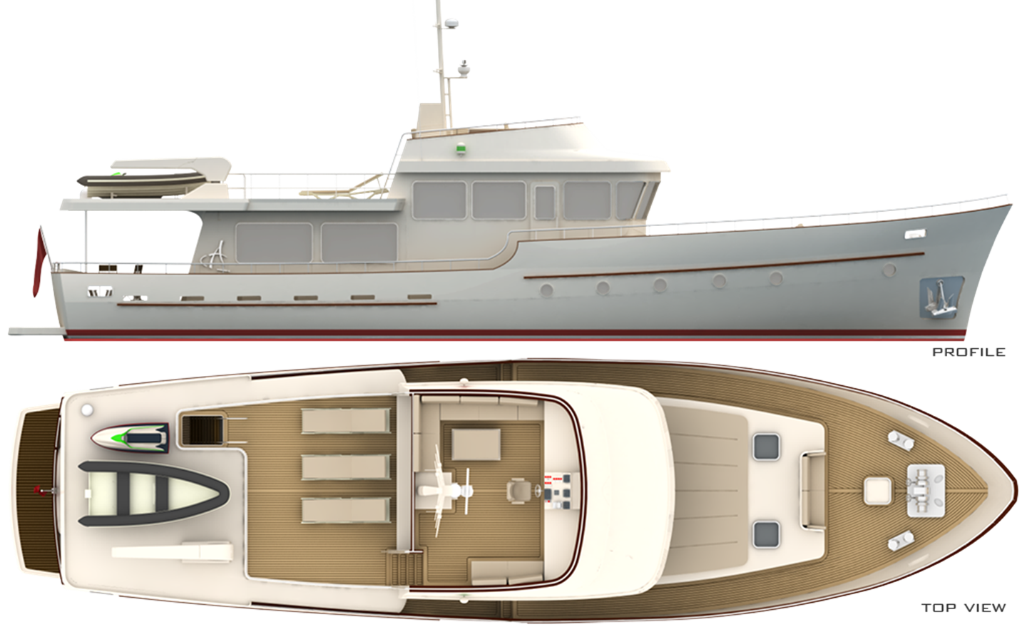 XANAX — 2009 Ark Yacht — Genel yerleşim planı 1