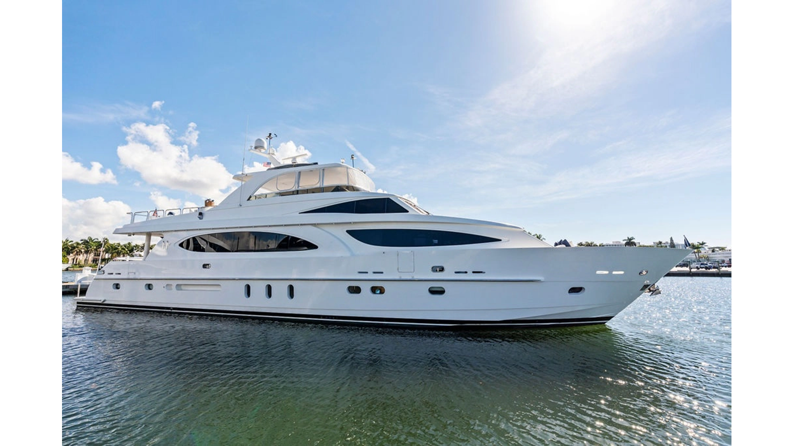 100-foot Westport motor yacht Perfect Harmony for sale, lying Fort Lauderdale, Florida