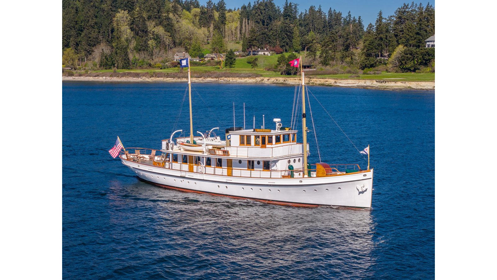 Blue Peter — 1928 Custom Fan Tail Motor Yacht
