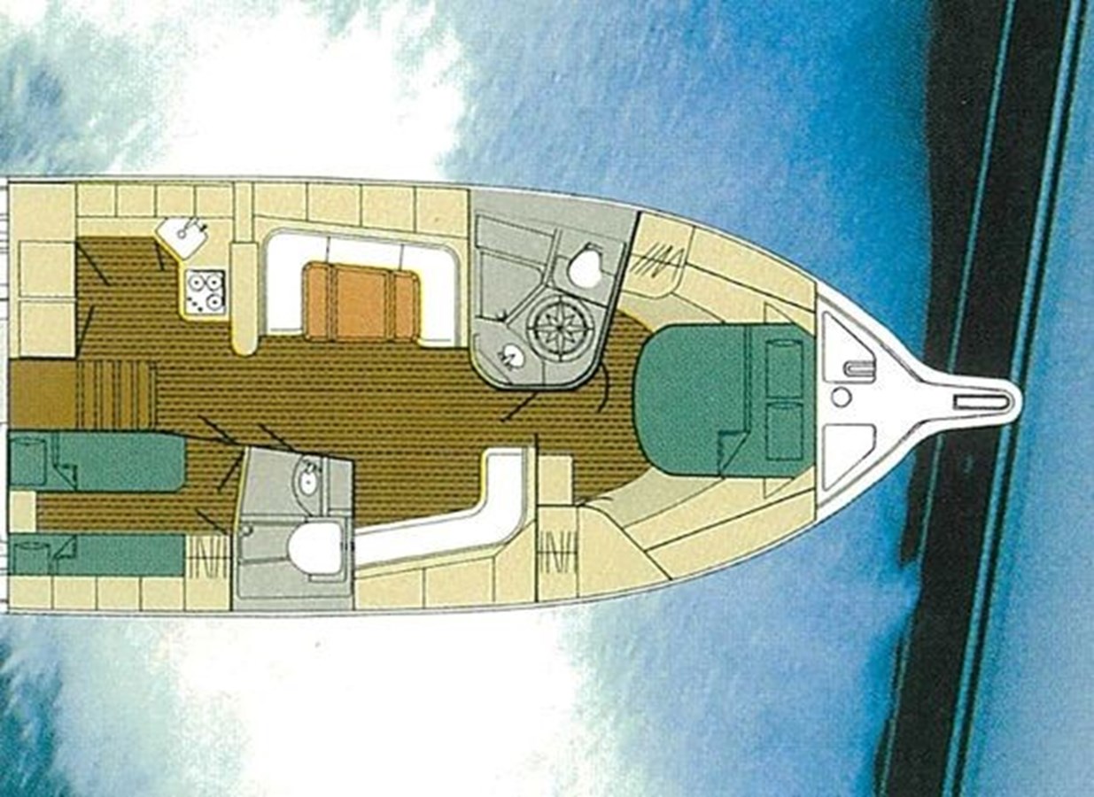 ENDLESS SUMMER — 2002 Tiara Yachts 5200 Expresss — Genel yerleşim planı 1