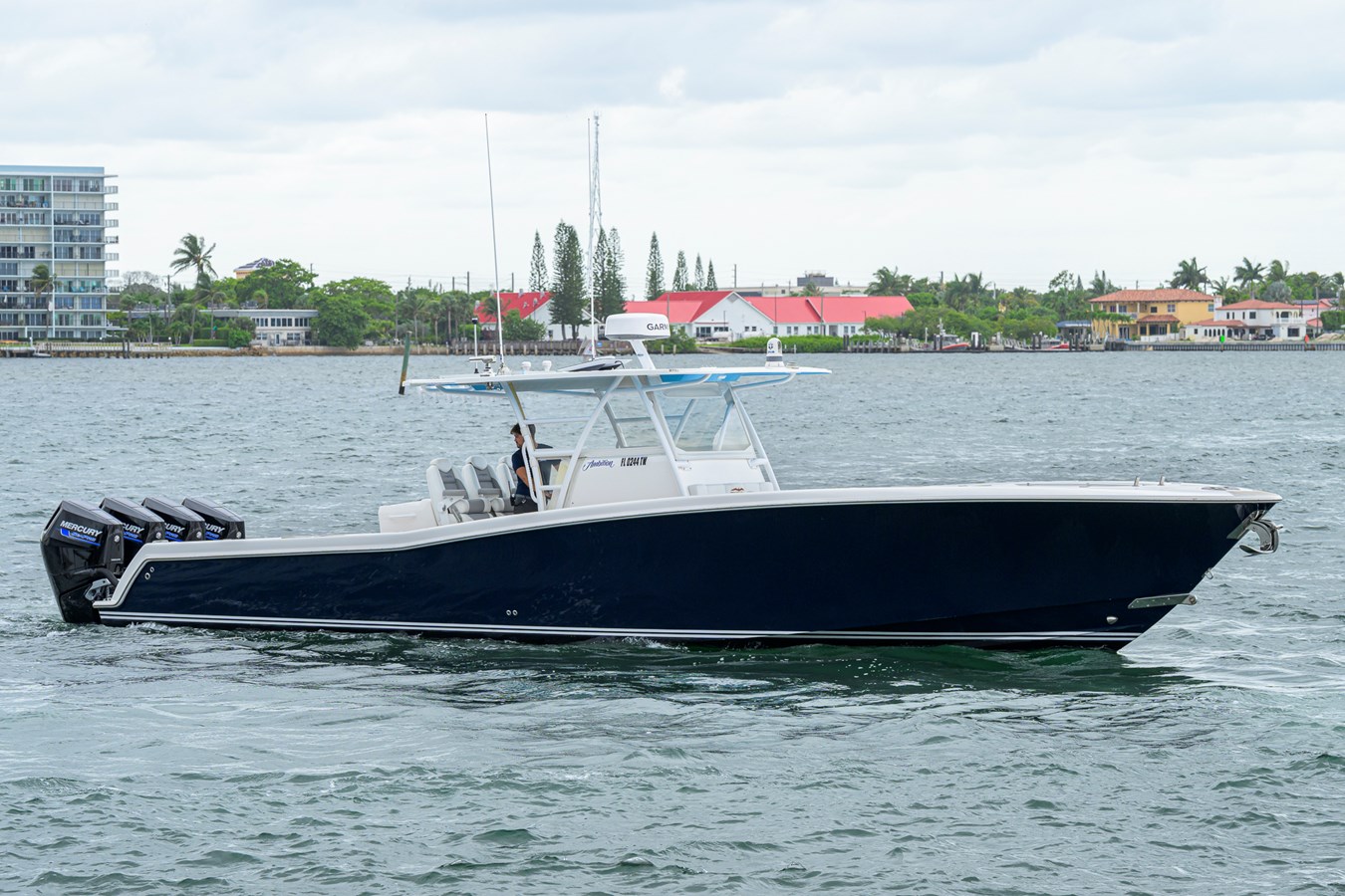 43-foot Invincible motor yacht Ambitious for sale, lying Riviera Beach, Florida