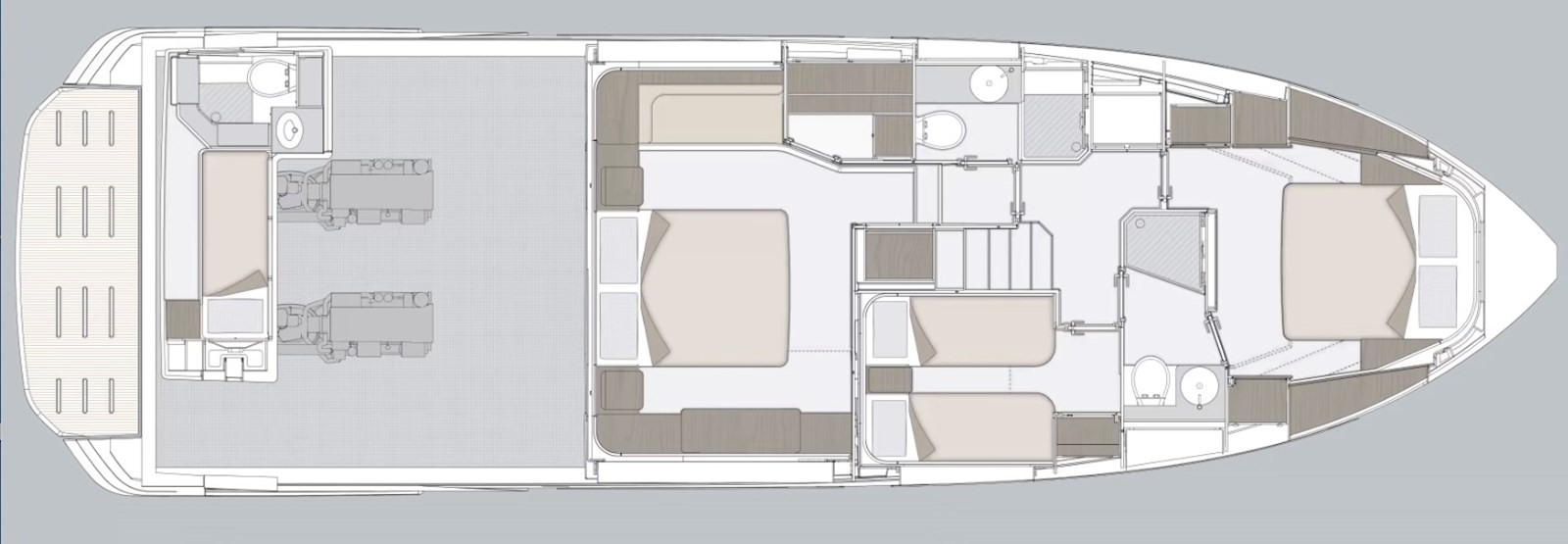 Lower deck